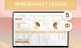 design excel spreadsheet beauty task travel recruitment crm client goal tracker
