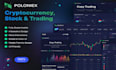 build crypto exchange website, crypto wallet app, p2p exchange platform