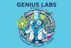 design science lab mascot logo design with express delivery
