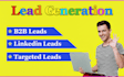 do linkedin lead generation and targeted b2b lead generation