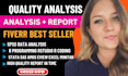 do statistical data analysis using r, python, excel, spss and write a report