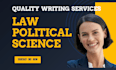 expertly write law,essay, political science, case briefs, case study