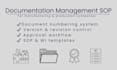 set up a document control sop with sop and wi templates