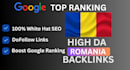 build romania da90 dofollow SEO backlinks for google ranking