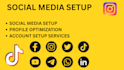 setup your professional social media profile
