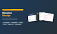 redesign your resume with a modern, professional layout