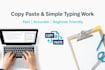 do copy paste work, simple typing and basic formatting