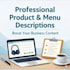 create professional product descriptions