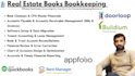 do bookkeeping on buildium and appfolio