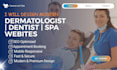 design dermatologist, dentist website with booking
