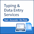 do fast and accurate typing and data entry work