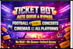 install real madrid bot,highspeed queue avoid,live nation bot,ticket booking bot
