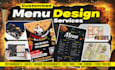 design customized bifold, trifold, multi page menu