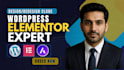 fix wordpress elementor footer header layout and redesign issues