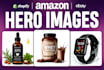 design high converting amazon hero image