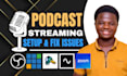 set up your podcast livestream or fix issues and errors on obs vmix ecam live