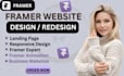 do  website design framer expert framer landing page