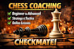 teach you chess from beginner to expert