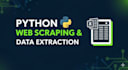 do web scraping and data extraction using python