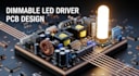 design dimmable led driver pcb with pwm and power supply integration