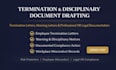 draft termination letter warning letter and disciplinary documents