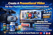 create promotional video for peptide supplement ecommerce store