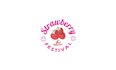design classic strawberry festival logo
