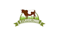 design super animal cattle farming logo