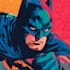 illustrate a superhero pop art portrait