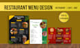 design an editable restaurant menu, food menu, or digital menu