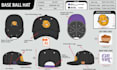 make custom flat sketch hat trucker, snapback, dad caps tech packs with mockup