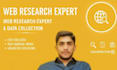 do web research, data collection, and manual data entry
