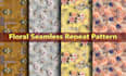 design floral seamless pattern for textile