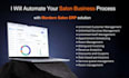 develop salon and spa service management erp software