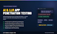 perform an ai and llm application penetration test with report