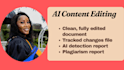 provide ai content editing