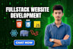 build full stack website with react and laravel