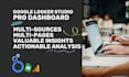 create professional dashboards in google looker studio