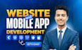 develop websites, ios and android mobile app development as full stack developer