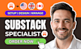 substack setup design substack newsletter manage substack account substack post