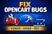 fix any opencart error, vqmod, ocmod, or checkout issue