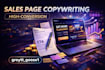 write persuasive sales page copy