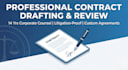 draft and review professional commercial contracts