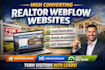 design a webflow real estate website for realtor lead generation and conversion