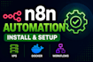 install setup self hosting n8n automation on vps docker custom workflow