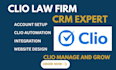 set up clio for your law firm case management and workflow