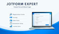 design a professional jotform survey or online form
