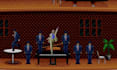 create 8bit 1bit 32bit pixel art looping lofi game art animation, animated gif