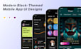 design modern mobile app UI UX for ios and android
