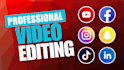 do professional video editing